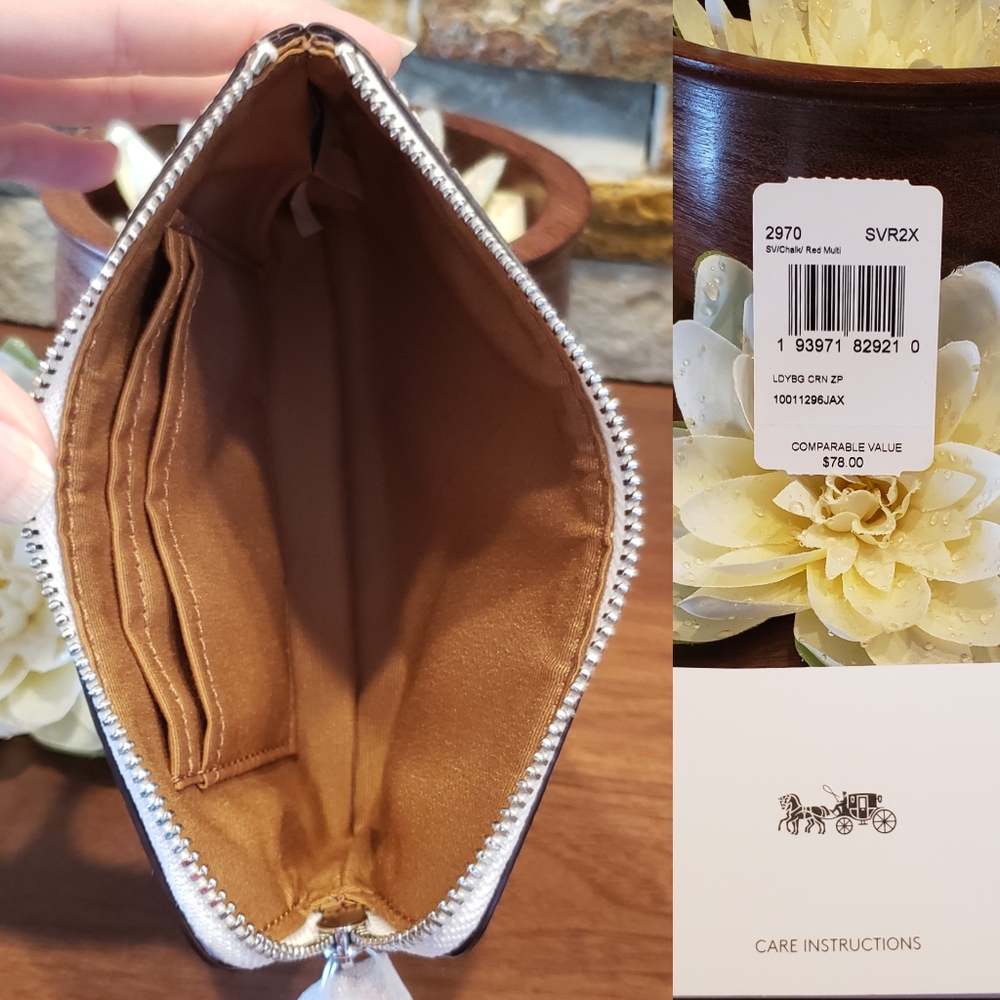 *SALE* NEW Coach Ladybug Wristlet...adorable 🐞 - Picture 2 of 7